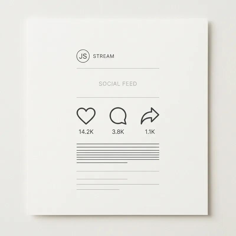 Sosyal Medya Minimalist Design