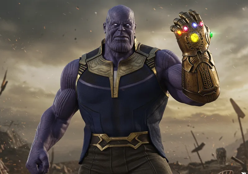 Hyper-Realistic Thanos 3D Render | Marvel Universe