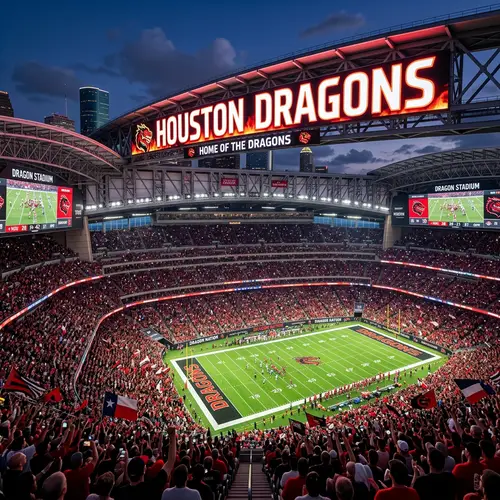 Houston Dragons Stadium: A 100,000 Fan Experience