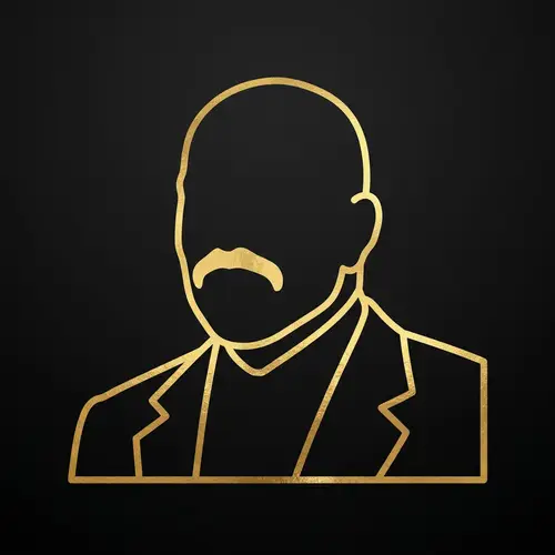 Minimalist Steve Harvey Silhouette Art