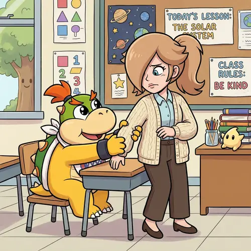 Bowser Jr. Emotions: Classroom Fun!