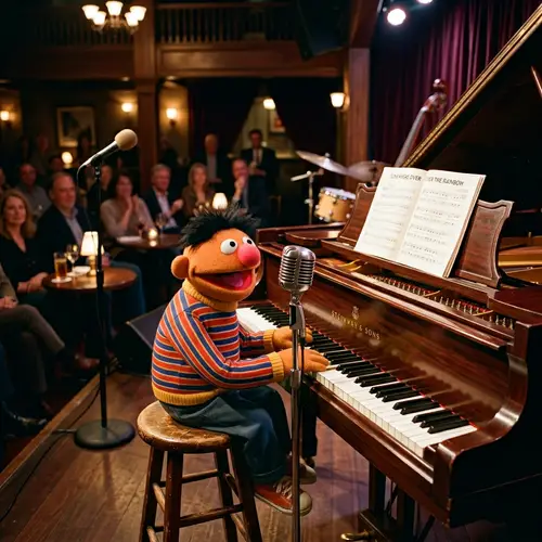 Ernie the Frog Singing Over the Rainbow