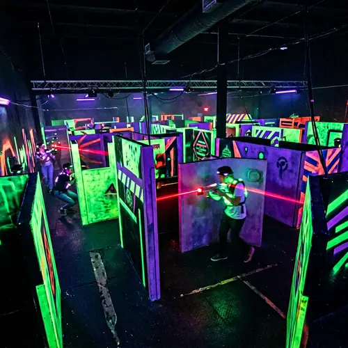 Immerse in Excitement: Glow-in-the-Dark Laser Tag Arena Experience
