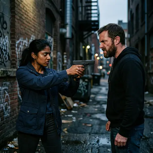 Intense Standoff: South Asian Woman Confronts White Man