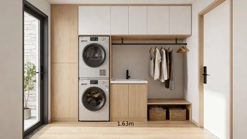 Cozy Scandinavian Laundry Room Design Ideas