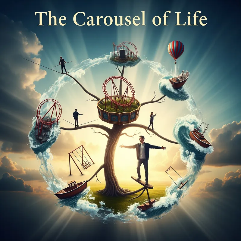 Life Carousel: Balancing on a Spinning Ride