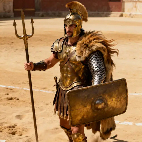 Retiarius Gladiator: Thracian Warrior in Action