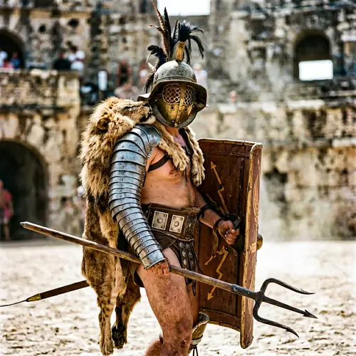 Retiarius Gladiator: Thracian Warrior in Action