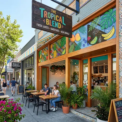Trendy Smoothie Juice Bar - Modern Design & Vibe