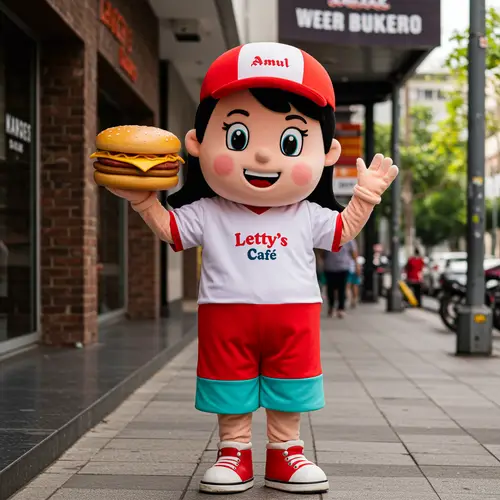 Letty's Cafe Mascot Design