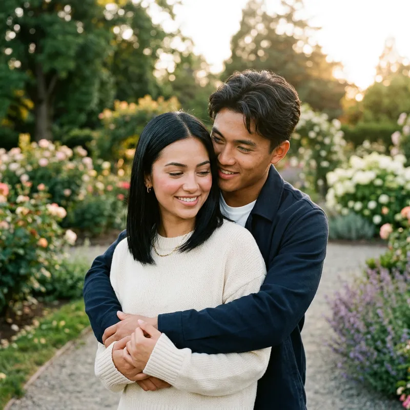 Stunning Couple Photo: Unique Beauty and Love
