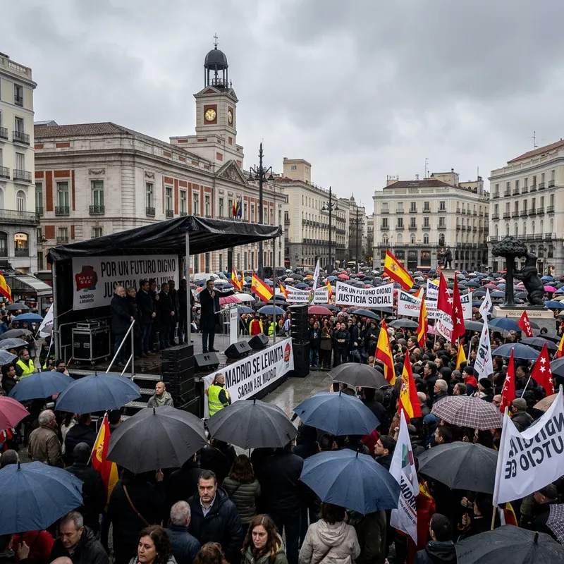 Puerta del Sol Protests: Tensions in Madrid