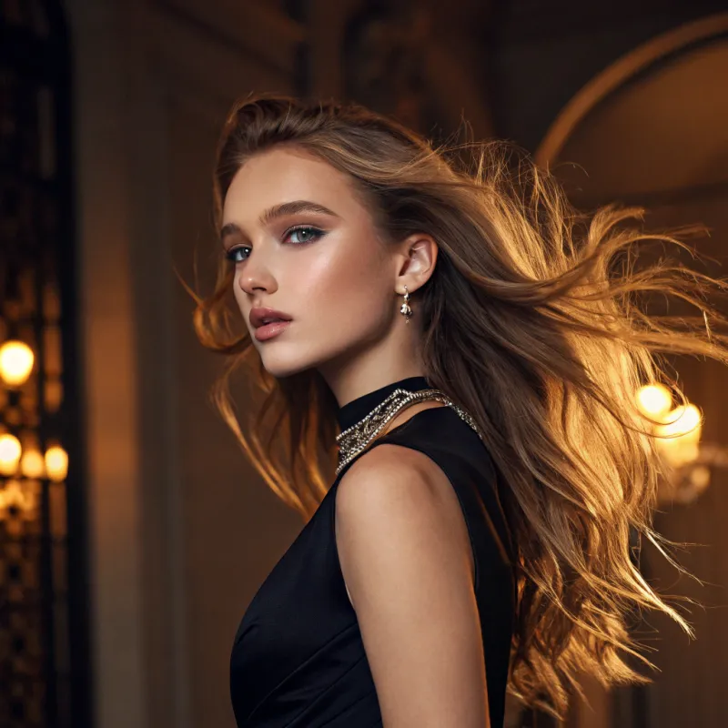 Elegant High Fashion Model Portrait Photography Elegant High Fashion Model Portrait Photography