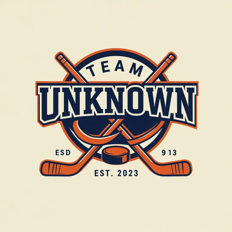 Team Unknown Hockey Logo - Est. 2023