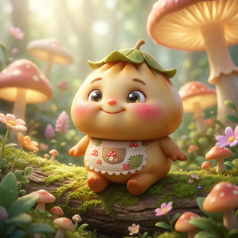 Adorable Female Character: Dumpling Physique & Sweet Pokemon-like Face