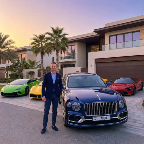 Luxury Lifestyle: Stylish Blazer & Exotic Cars in Dubai