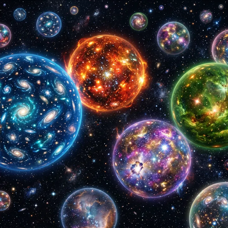Expansive Multiuniverse: Vast, Diverse, Luminous Spectacle