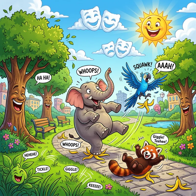 Funny Shots in Whimsical Animated Park