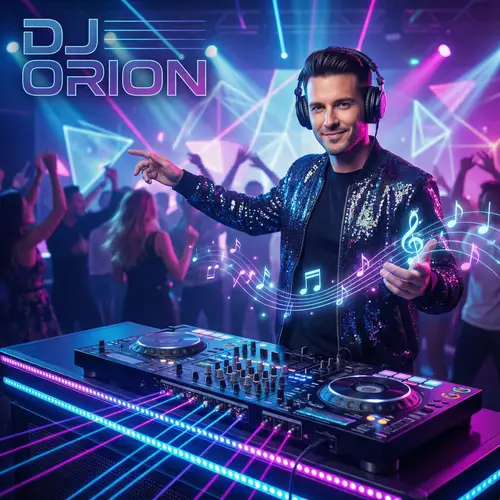 Striking DJ Portraits with Unique Artistic Flair