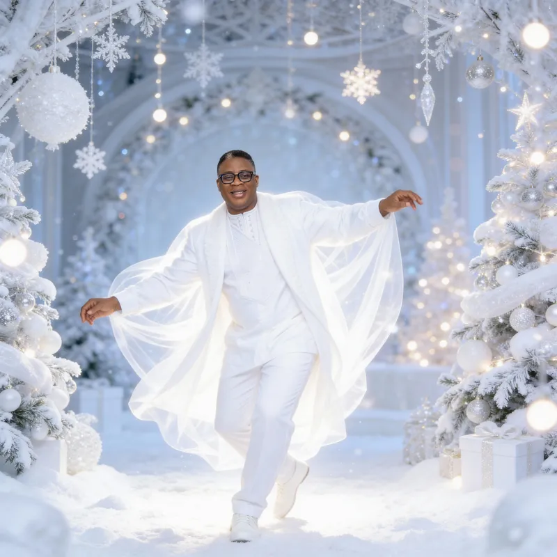 Elegant White Christmas in a Winter Wonderland Elegant White Christmas in a Winter Wonderland