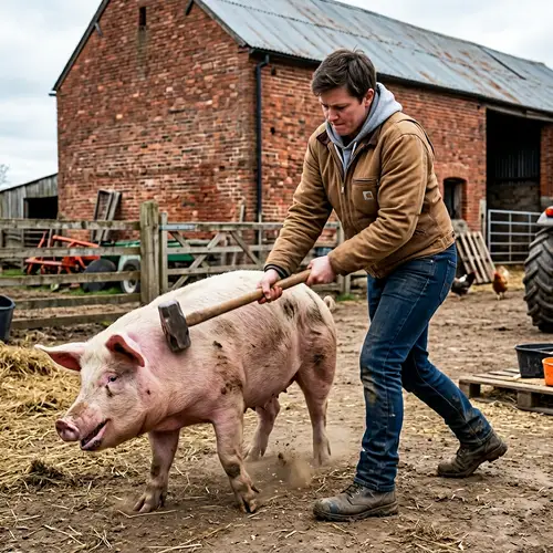 Sledgehammer Pig Punching Techniques