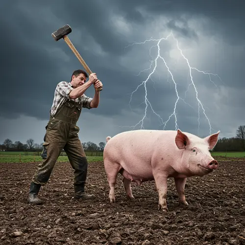 Sledgehammer Pig Punching Techniques