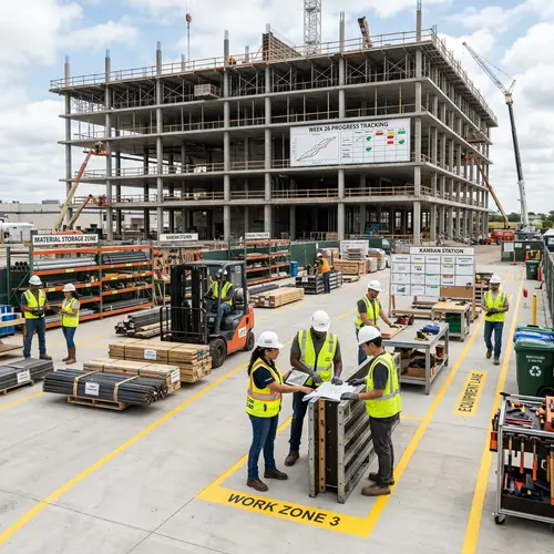 Efficient Lean Construction Site with Diverse Workers