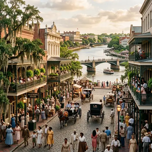 Explore a Beautiful Savannah-like City Colony