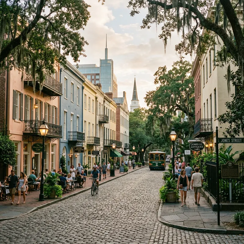 Charming Cityscape: A Modern Savannah Experience Charming Cityscape: A Modern Savannah Experience