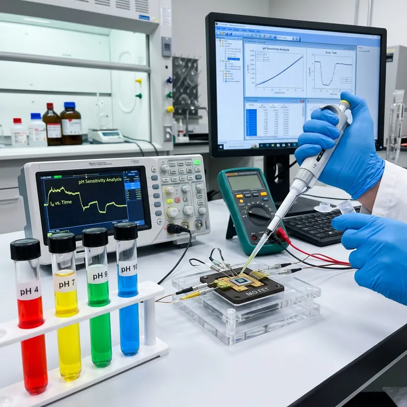Testing NiO FET pH Sensitivity: Experimental Results