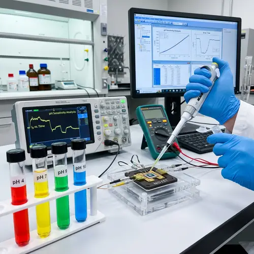 NiO FET pH Sensitivity Test: Experimental Analysis