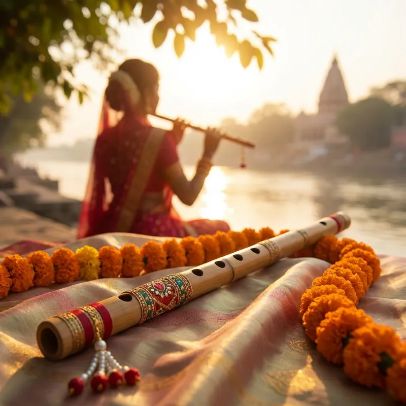 Devotional Krishna Flute Melody | Calm & Spiritual