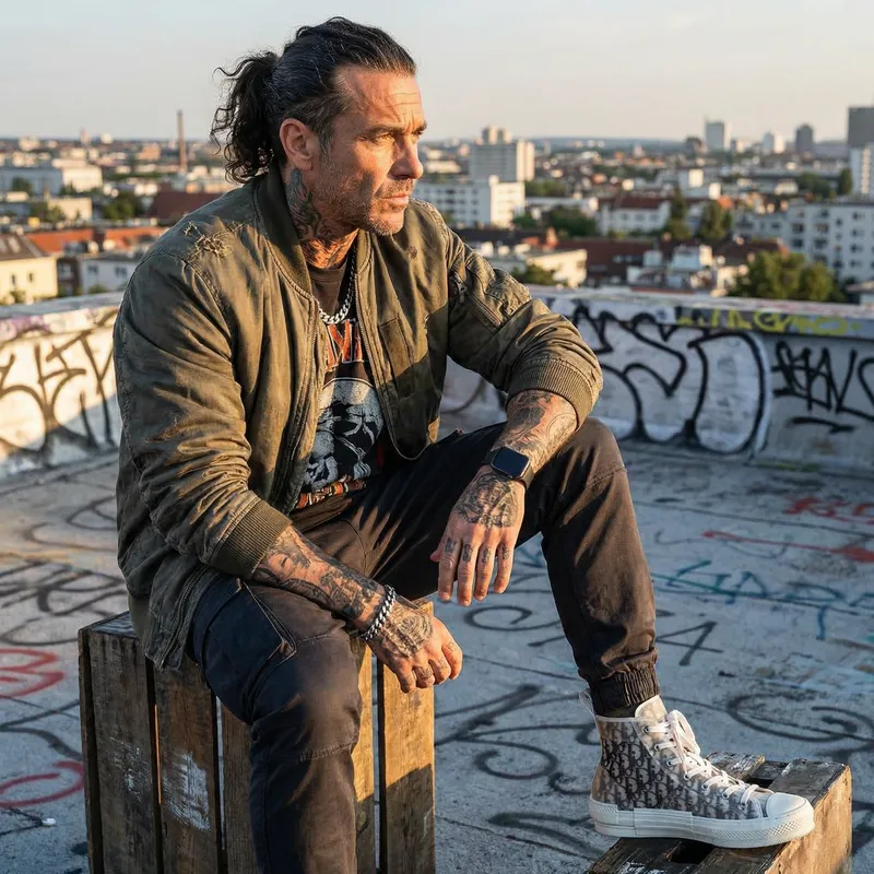 Shikamaru Nara: Hyper-Realistic Streetwear Portrait Amid Urban Jungle Shikamaru Nara: Hyper-Realistic Streetwear Portrait Amid Urban Jungle