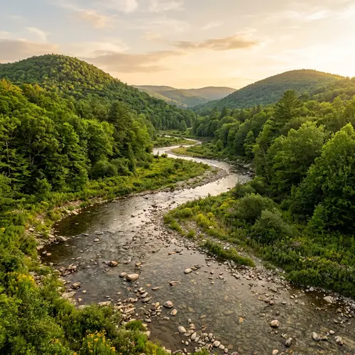 Tranquil River Landscape | Path of Least Resistance