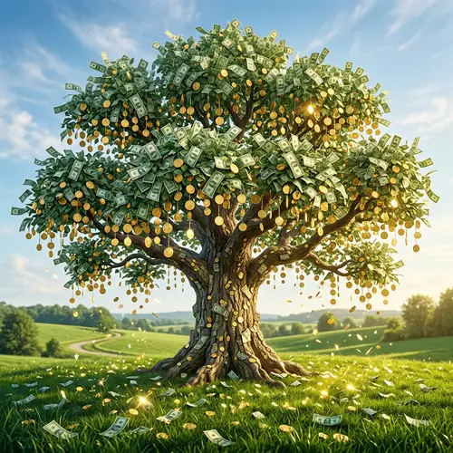 Majestic Money Tree: Nature's Wealth Oasis