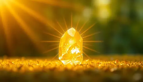 Glowing Citrine Crystal: Sustainable Energy & Abundance