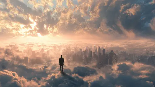 Spiritual World Traveler: Journey on Clouds