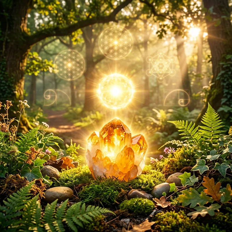 Glowing Citrine Crystal: Sustainable Energy & Abundance