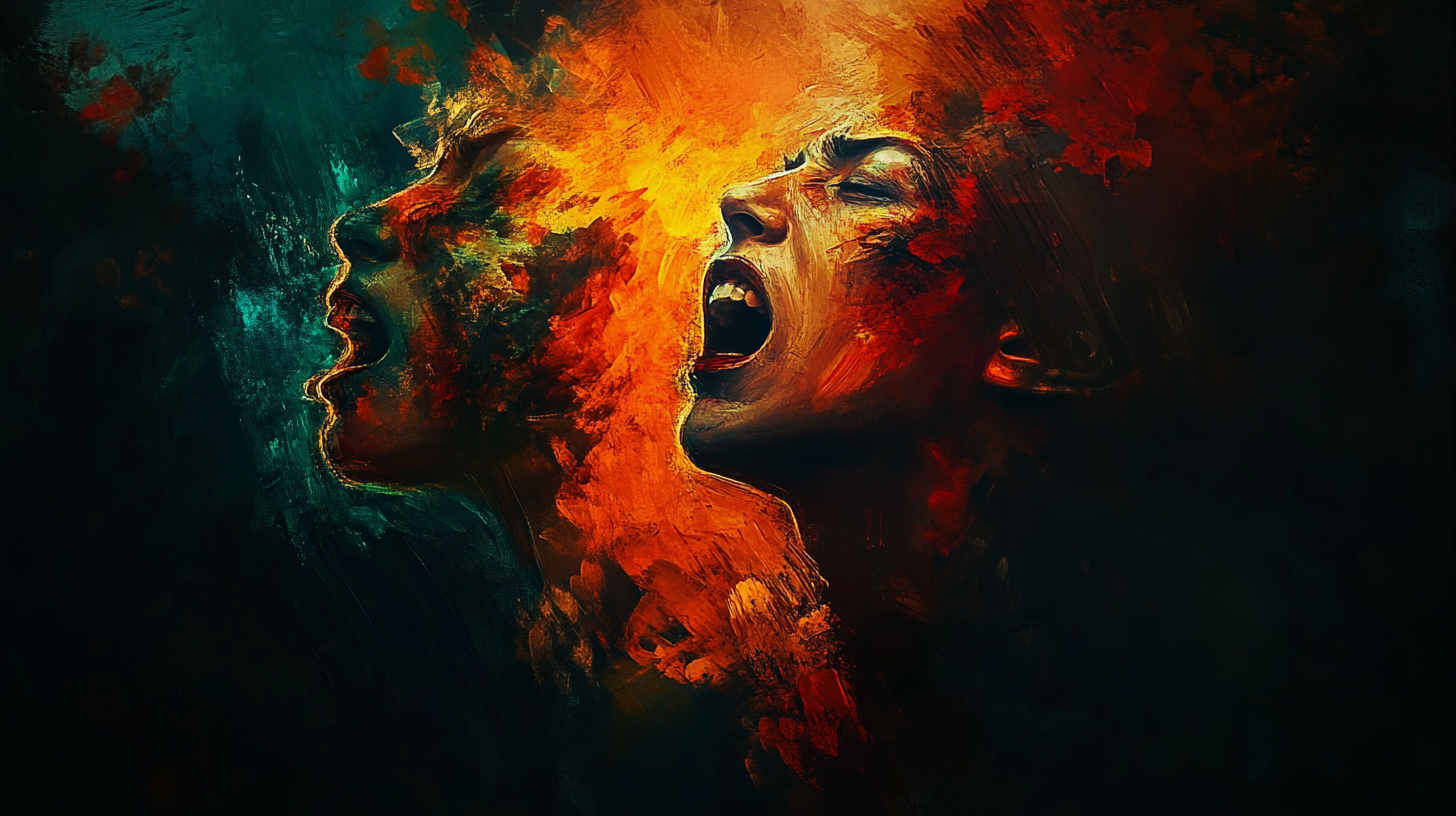Abstract Emotional Trauma Art - Digital Painting | AI Art ...