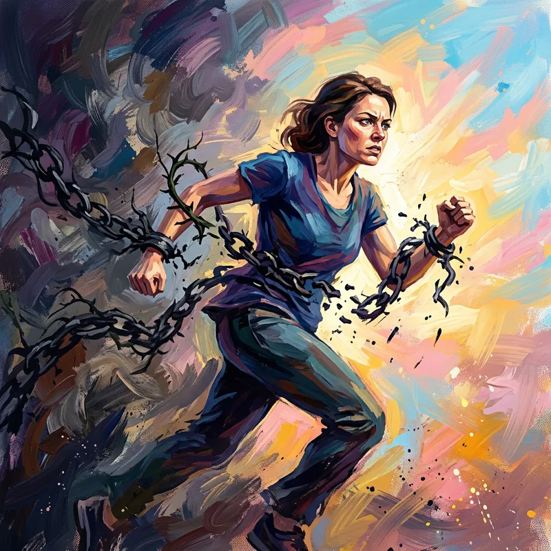 Empowering Digital Painting of Overcoming Panic Attacks