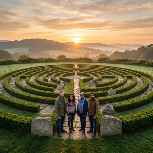 Transpersonal Psychology | Serene outdoor setting with diverse group