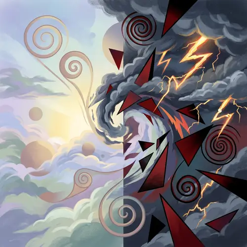 Abstract Visual Representation of Cognitive Dissonance