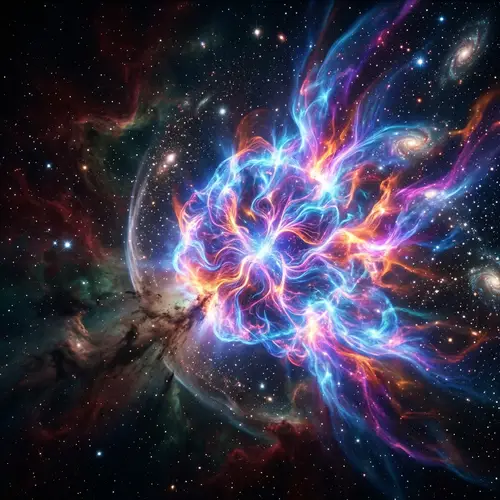 Unleash Your Power in the Universe: A Vibrant Energy Entity Expanding