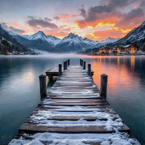 Oil Painting Style: Day Color Theme