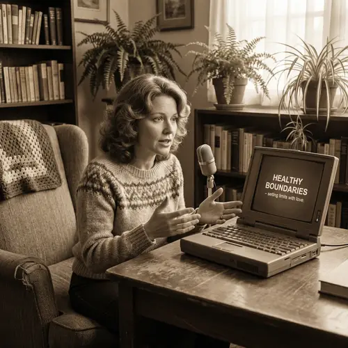 Vintage-Colored Video Blog: Creating Healthy Boundaries