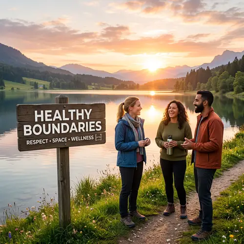 Creating Healthy Boundaries: Empowering Conversations in Serene Setting