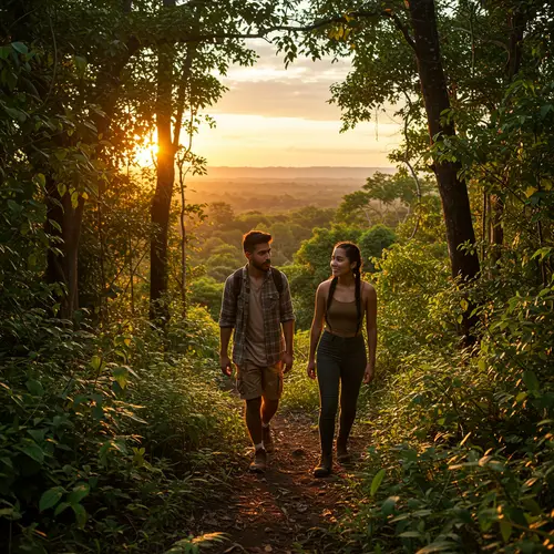 Two Friends Exploring the Jungle