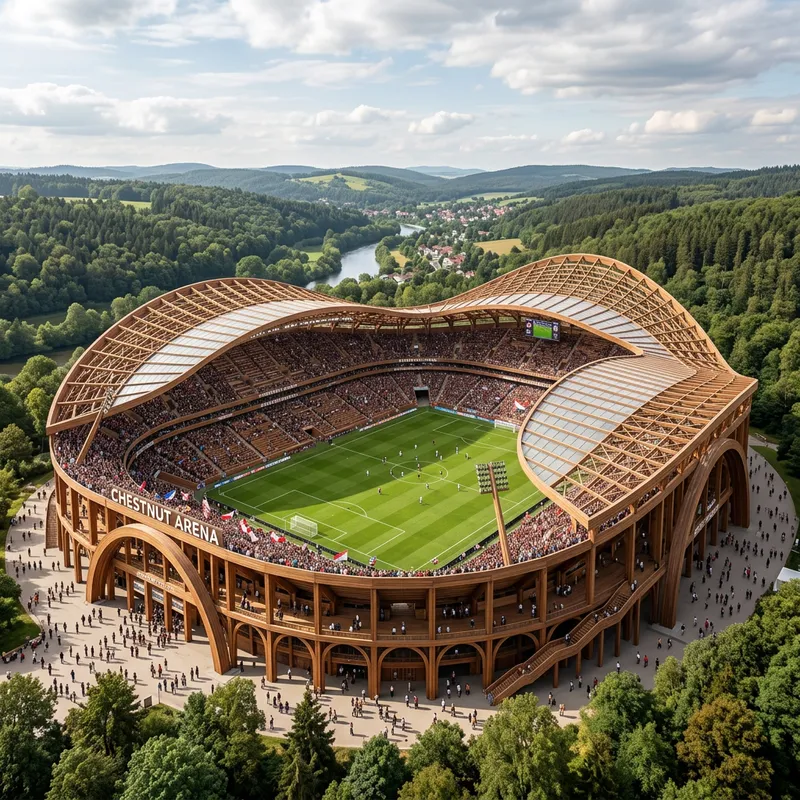 Innovative Chestnut Stadium Design Ideas