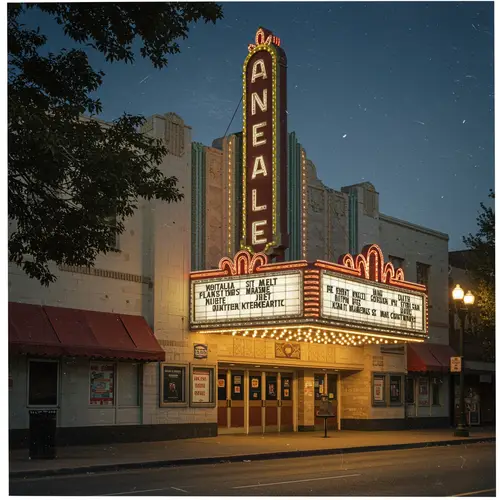 Vintage Movie Theater Art from Cinema's Golden Age