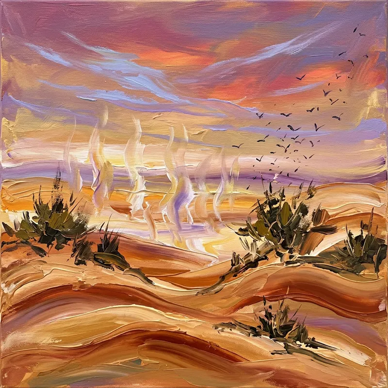 Dream-like Desert Landscapes | Abstract Interpretation